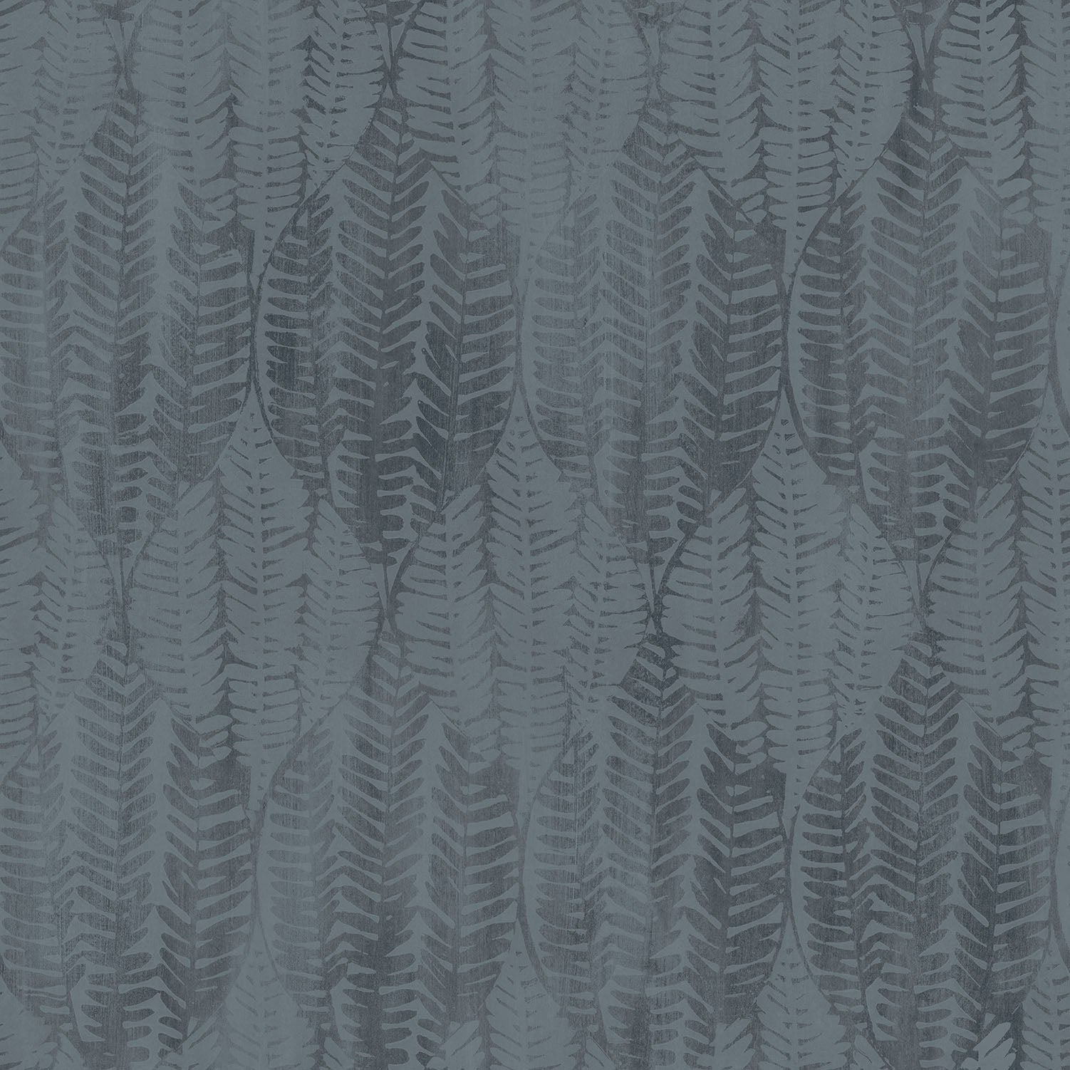 Bazaar Fern Leaf Print Wallpaper - Denim Blue - Galerie - G78339Wallpaper199