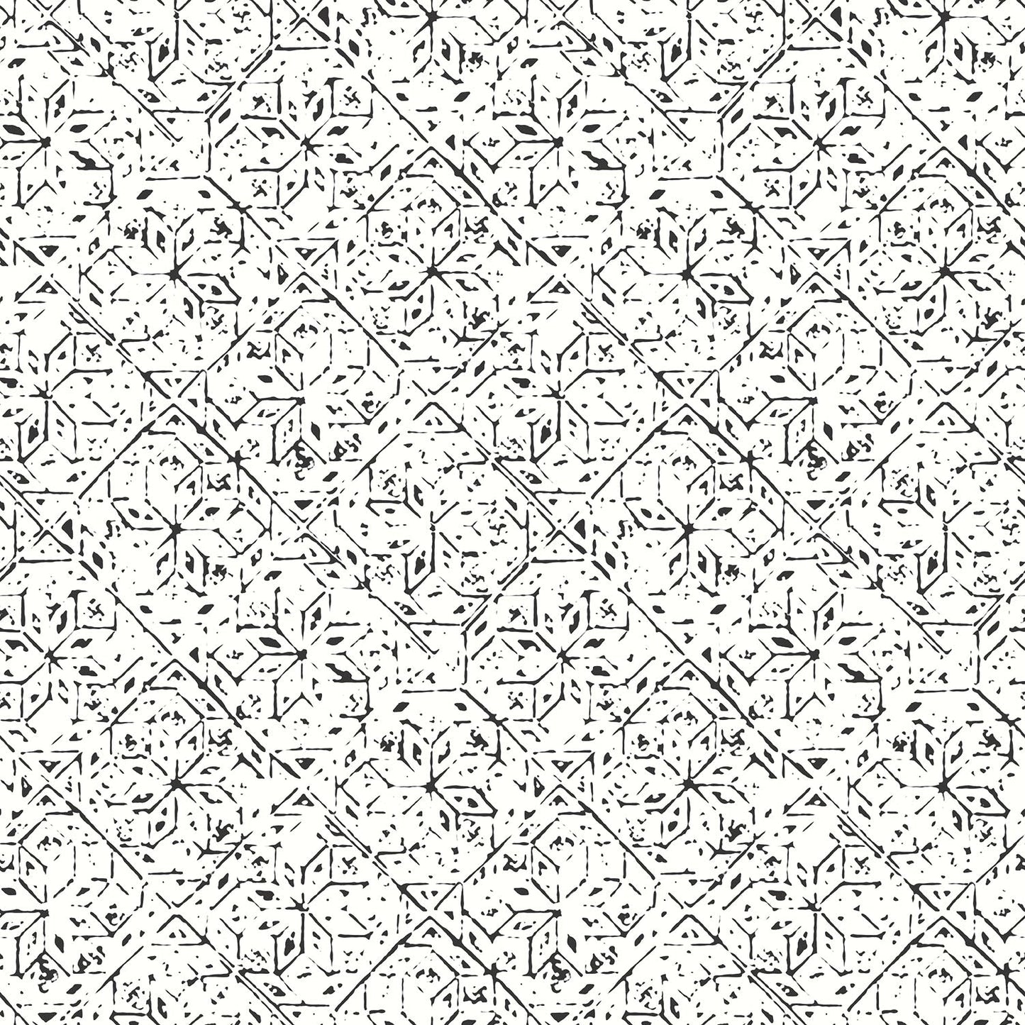 Bazaar Geo Tile Wallpaper - Black / White - Galerie - G78334Wallpaper199