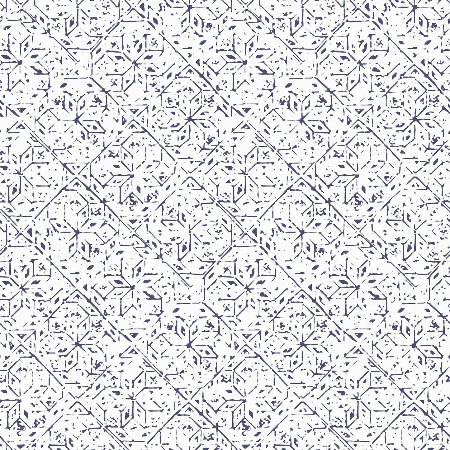 Bazaar Geo Tile Wallpaper - Navy / White - Galerie - G78337Wallpaper199