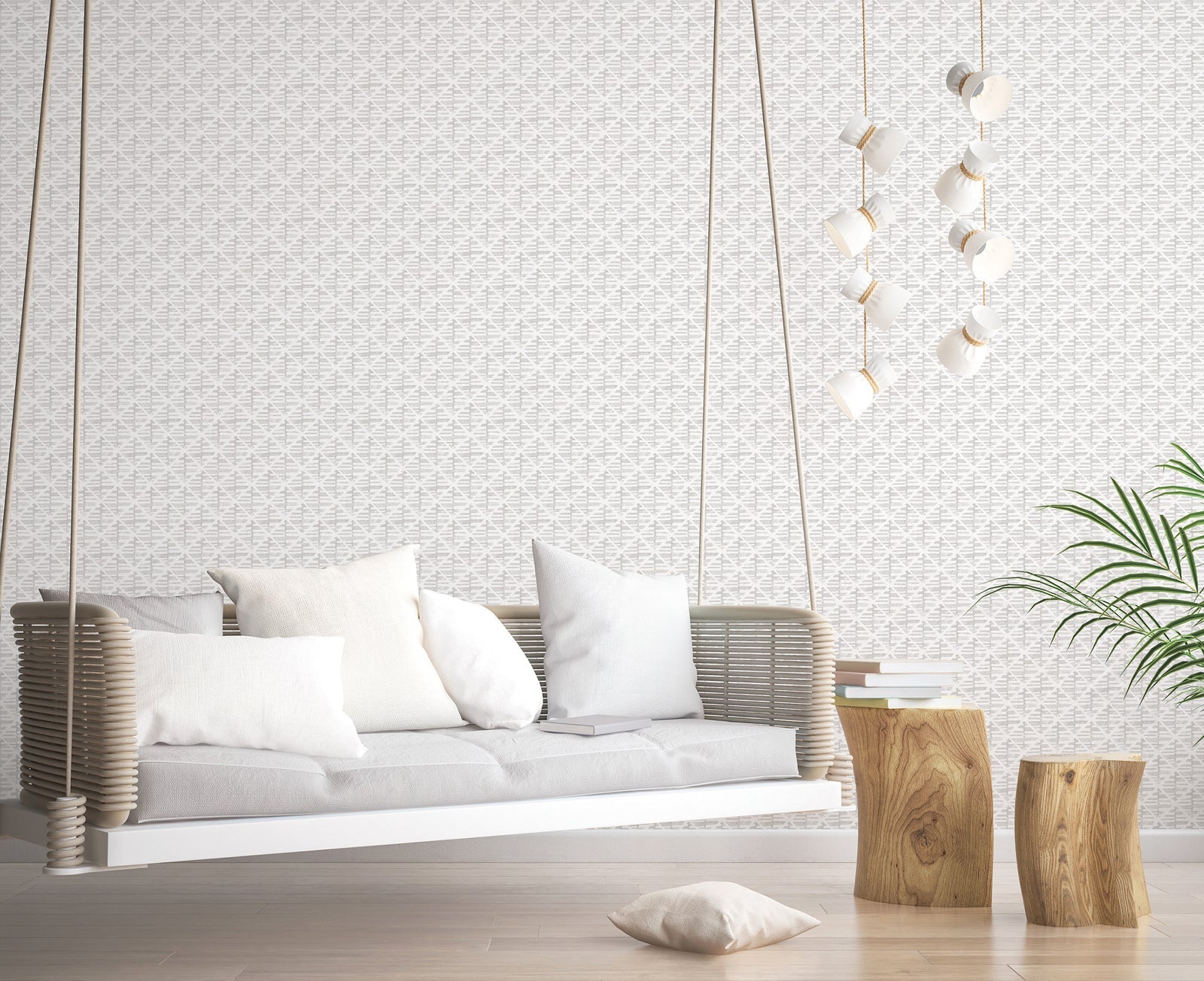 Bazaar Geo Wallpaper - Grey - Galerie - G78291Wallpaper199