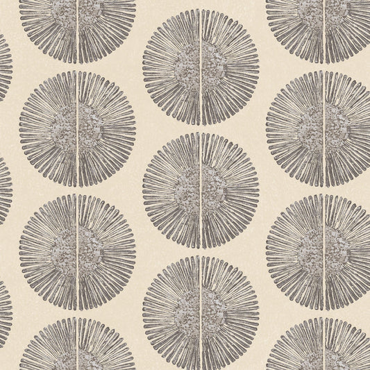 Bazaar Tribal Circles Wallpaper - Sand / Black - Galerie - G78329Wallpaper199