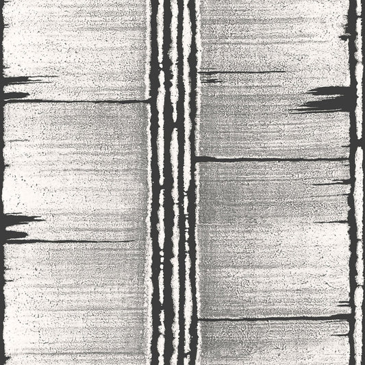 Bazaar Tribal Panels Wallpaper - Grey / Black - Galerie - G78283Wallpaper199