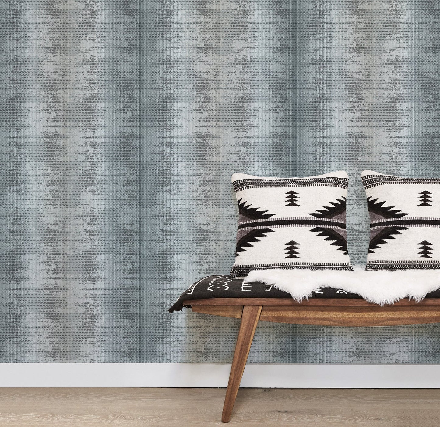 Bazaar Tribal Weave Wallpaper - Light Teal - Galerie - G78288Wallpaper199