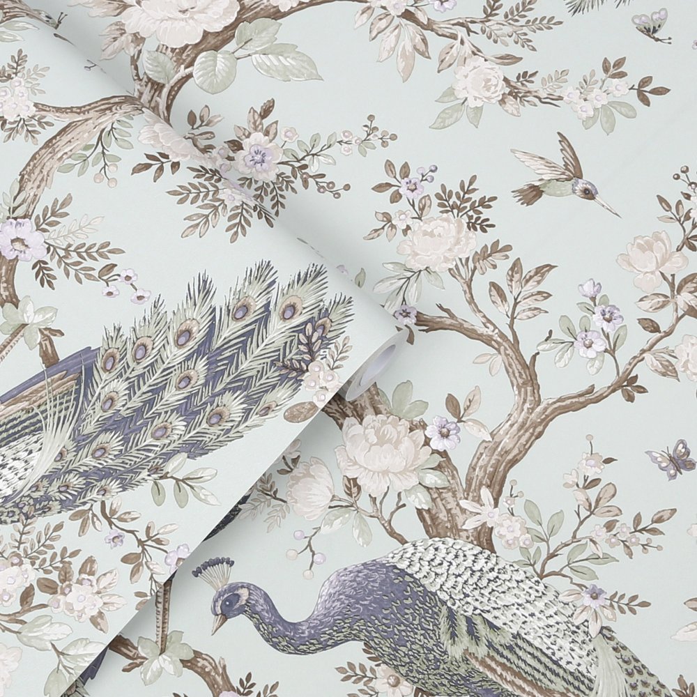 Belvedere Wallpaper - Duck Egg - Laura Ashley - 113398Wallpaper199