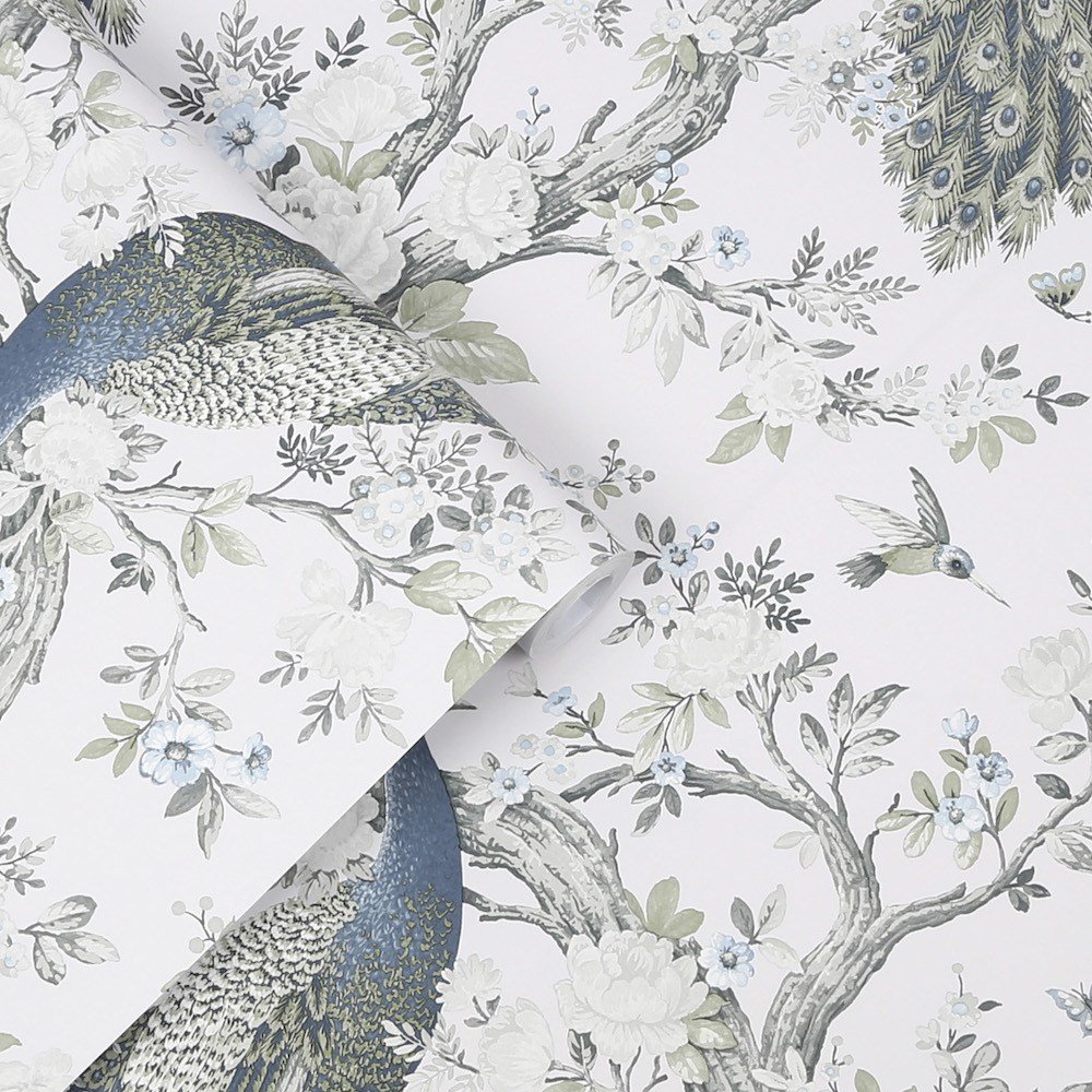 Belvedere Wallpaper - Midnight - Laura Ashley - 113397Wallpaper199