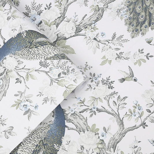 Belvedere Wallpaper - Midnight - Laura Ashley - 113397Wallpaper199