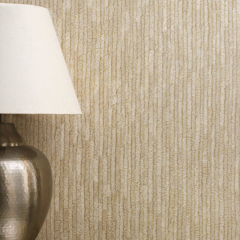 Bergamo Texture Glitter Wallpaper - Light Gold/Beige - Crown - M1399Wallpaper199
