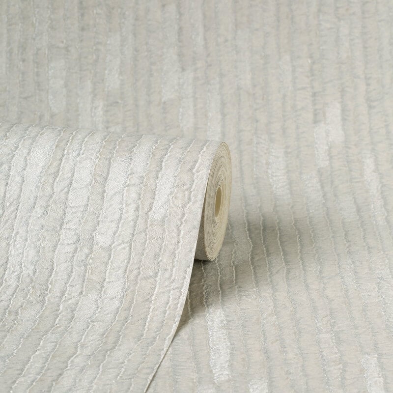 Bergamo Texture Glitter Wallpaper - Silver/Light Grey - Crown - M1401Wallpaper199