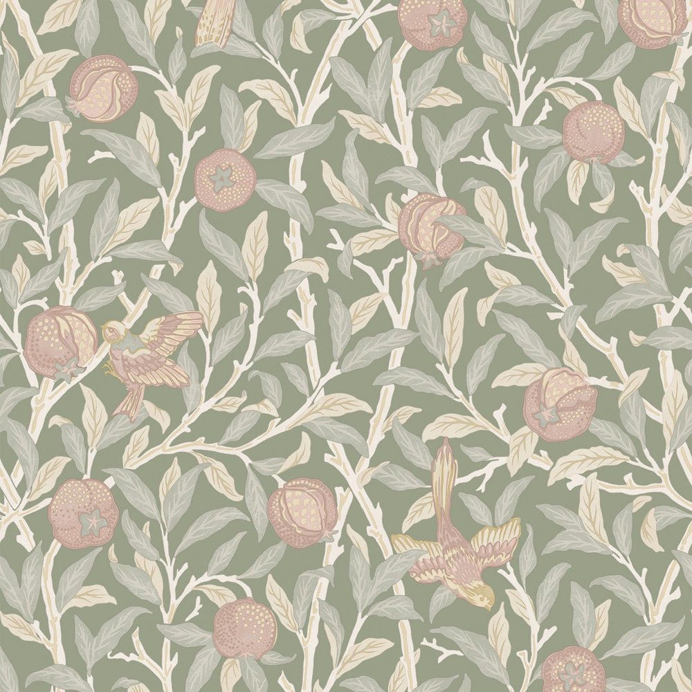 Bird & Pomegranate Wallpaper - Rose Garden - 140502 - William MorrisWallpaper199