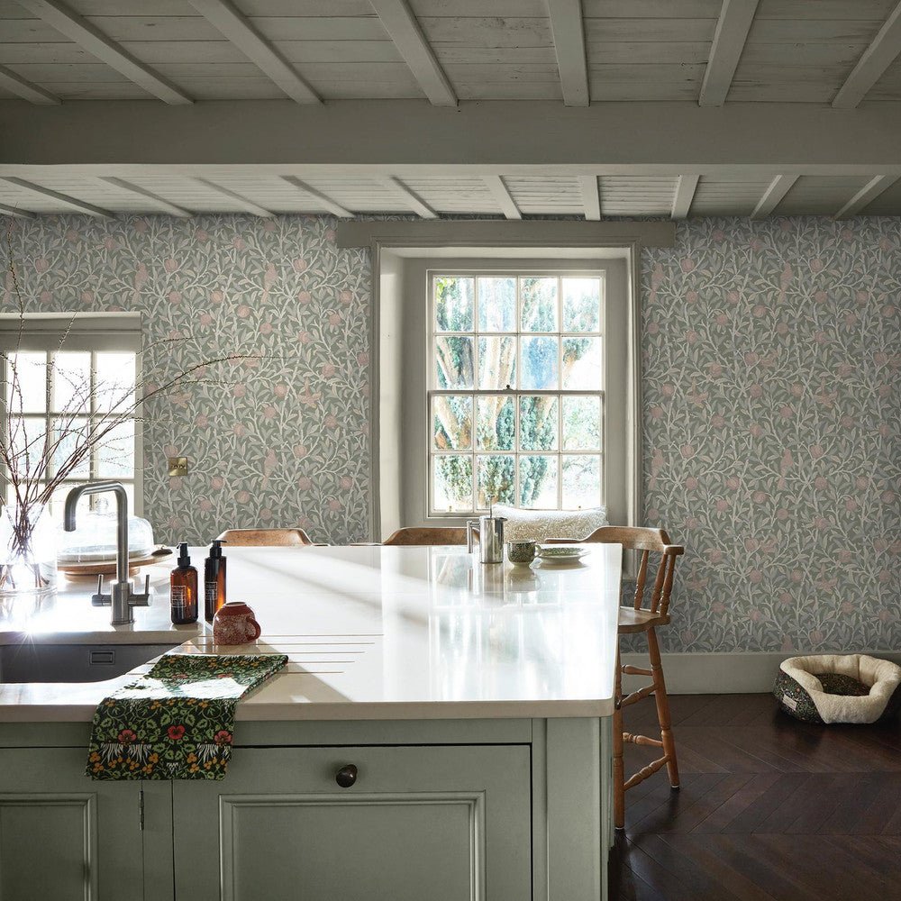Bird & Pomegranate Wallpaper - Rose Garden - 140502 - William MorrisWallpaper199