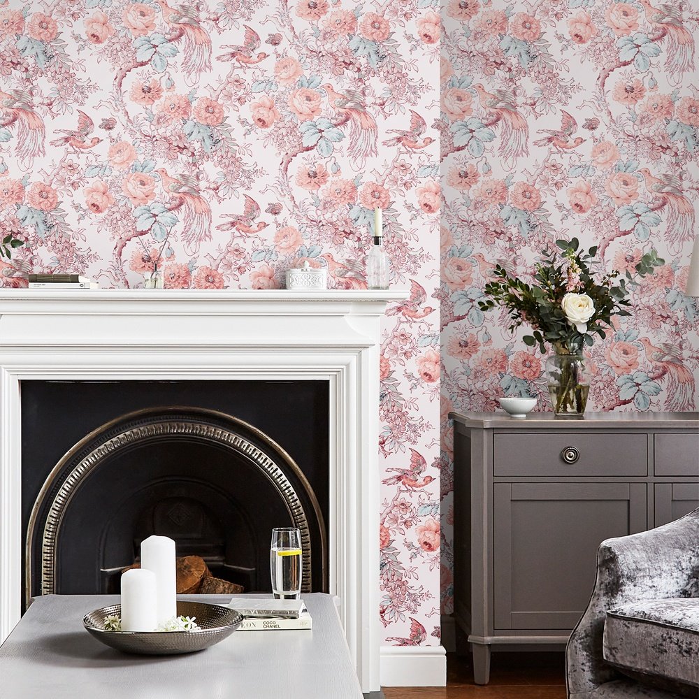 Birtle Wallpaper - Blush - Laura Ashley - 115269Wallpaper199