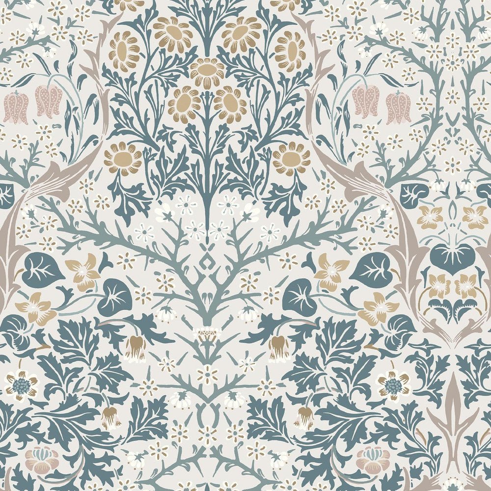 Blackthorn Wallpaper - Daydream - 140505 - William MorrisWallpaper199