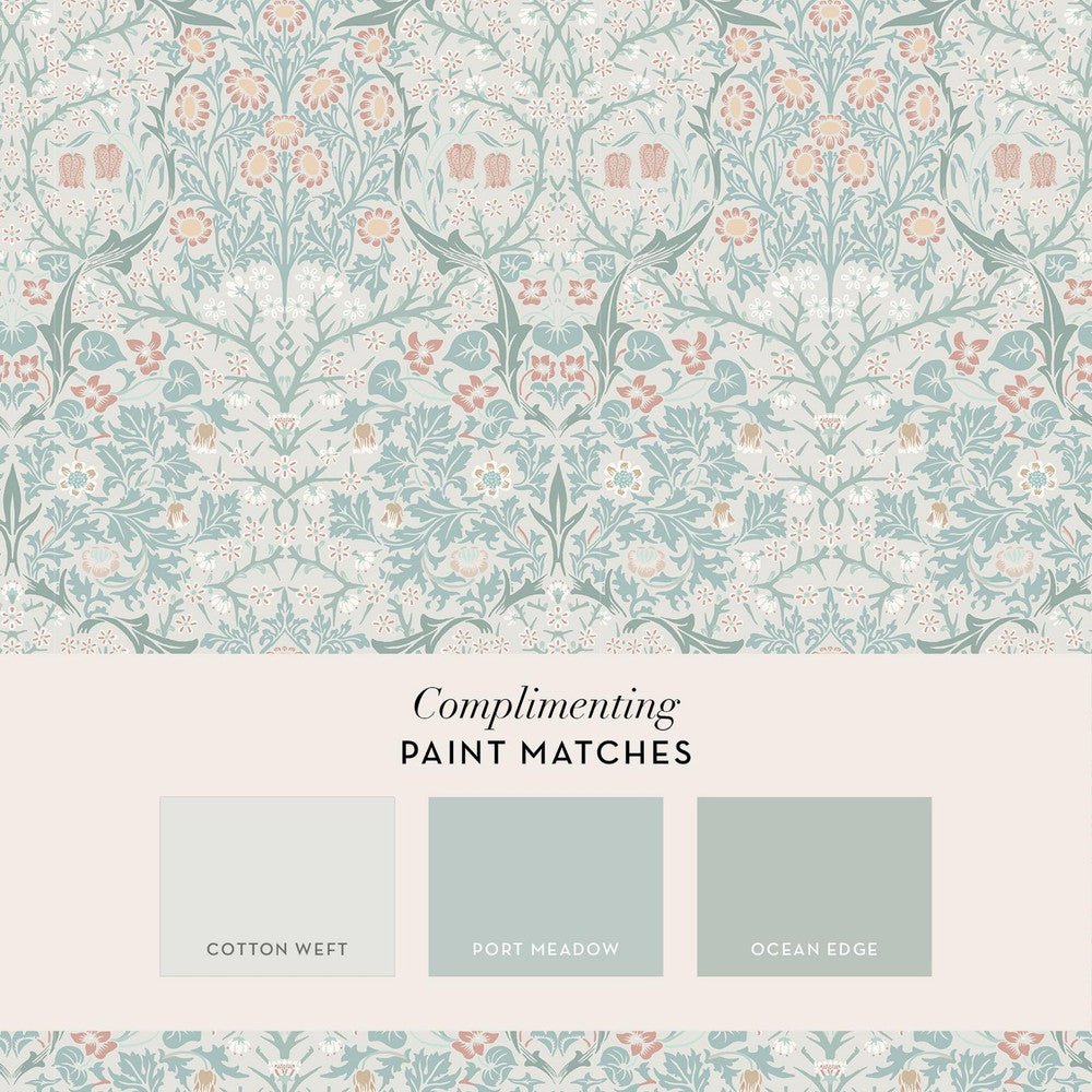 Blackthorn Wallpaper - Meadow - 140504 - William MorrisWallpaper199
