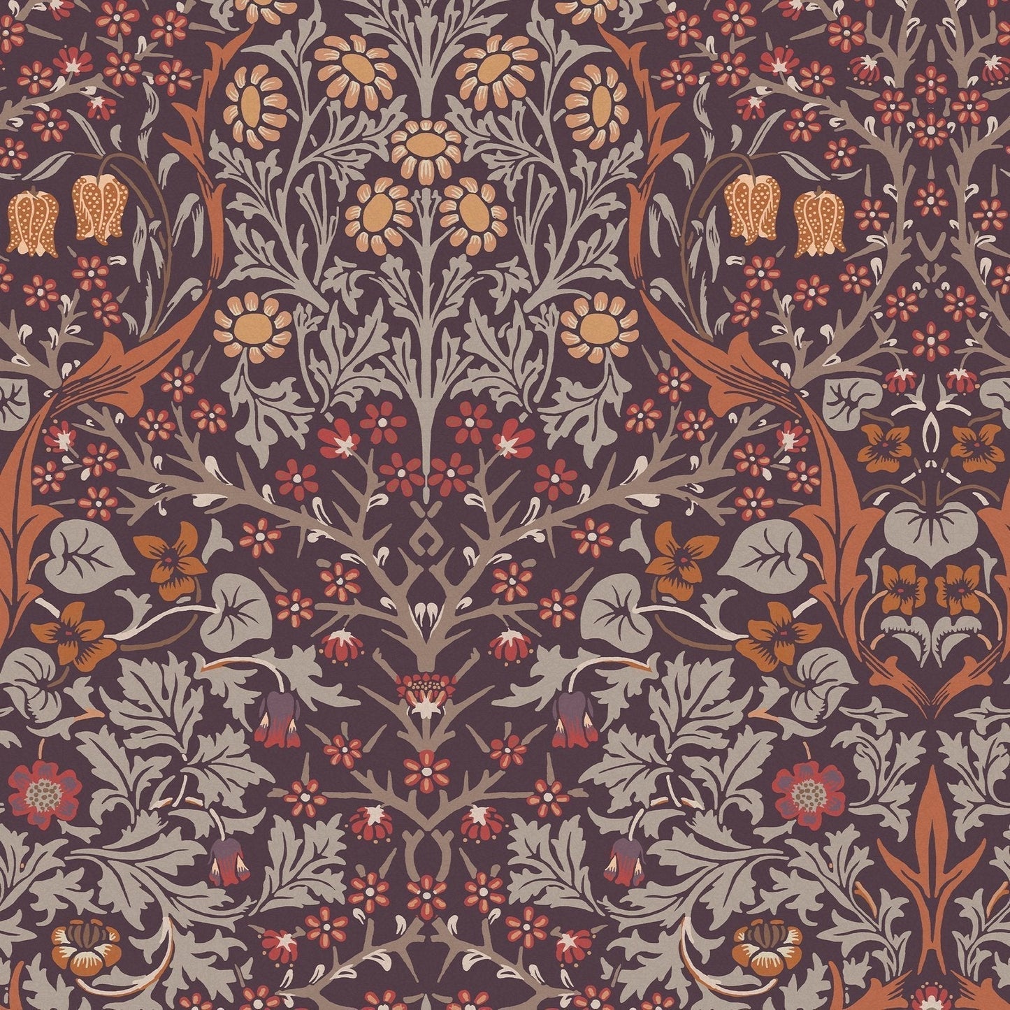 Blackthorn Wallpaper - Plum - 124249 - William Morris AHWallpaper199