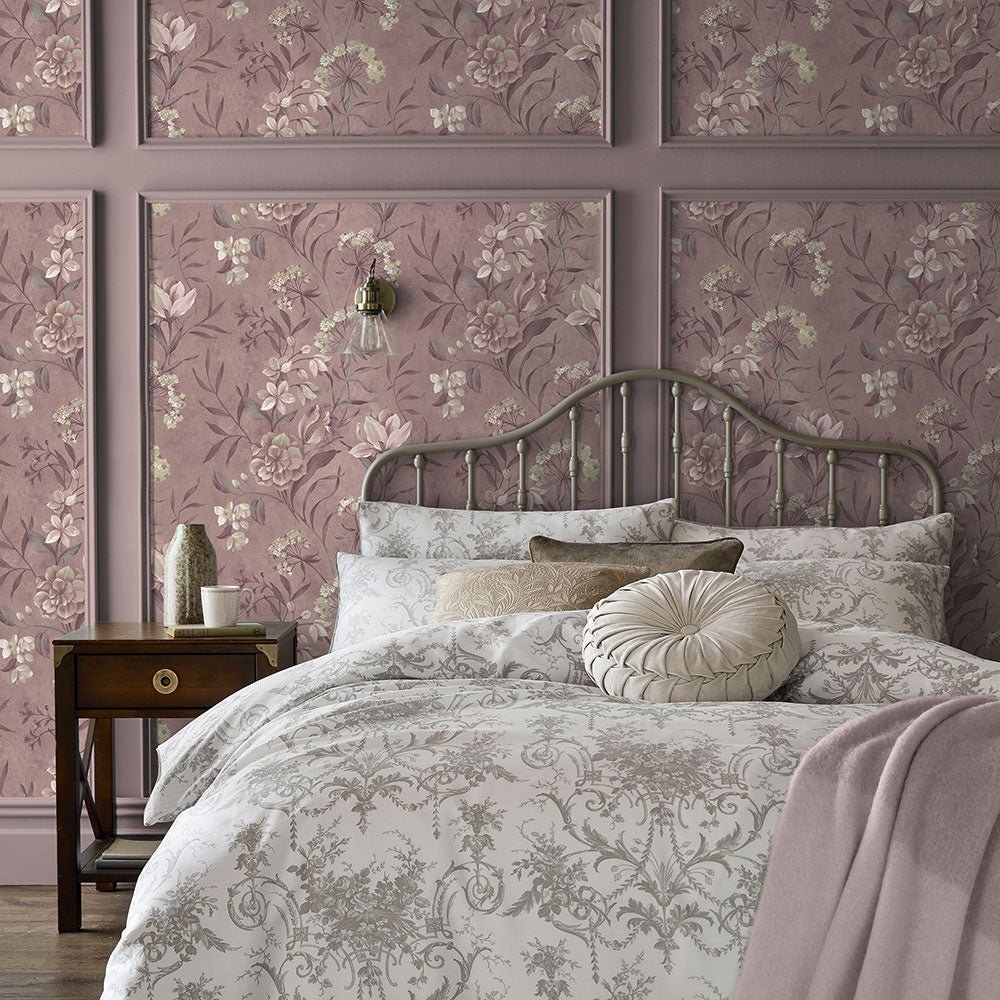 Blairmore Floral Wallpaper - Grape - Laura Ashley - 140325Wallpaper199