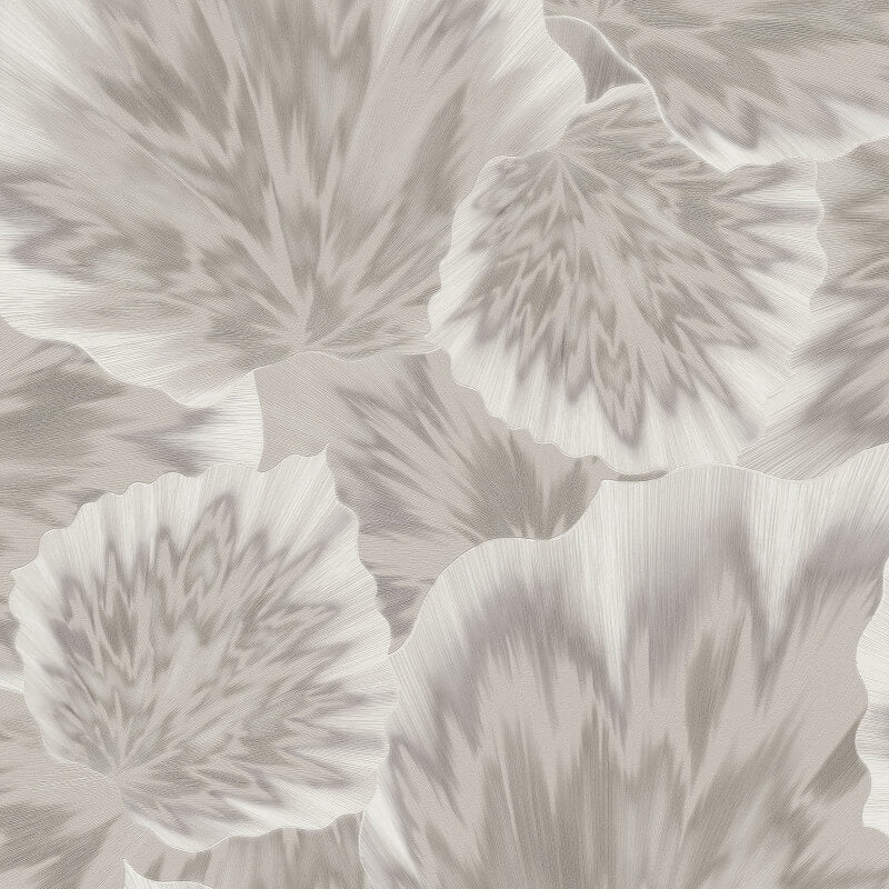 Bliss Abstract Leaf Metallic Wallpaper - Taupe - Erismann - 10402 - 37Wallpaper199