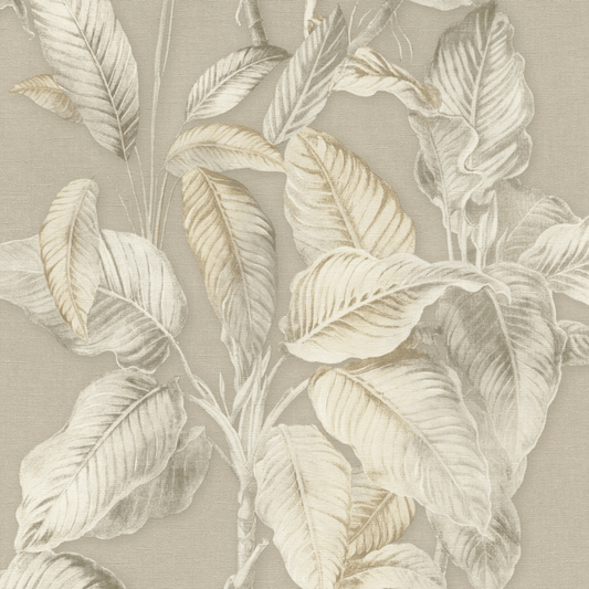 Boho Palm Wallpaper - Neutral - Rasch - 571455Wallpaper199