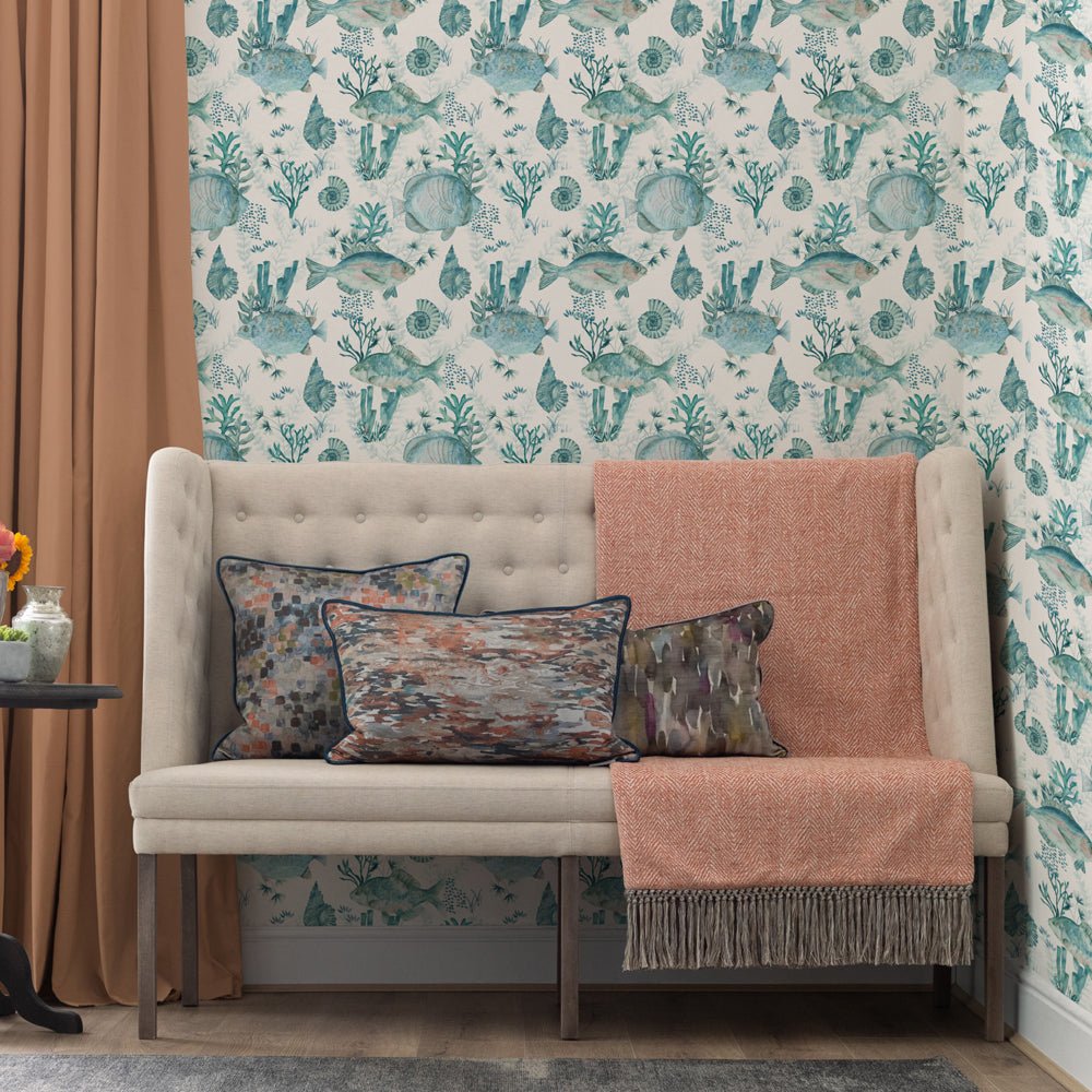 Bollu Wallpaper - Seamist - Voyage Maison - BOLLU/WPO/SEAWallpaper199