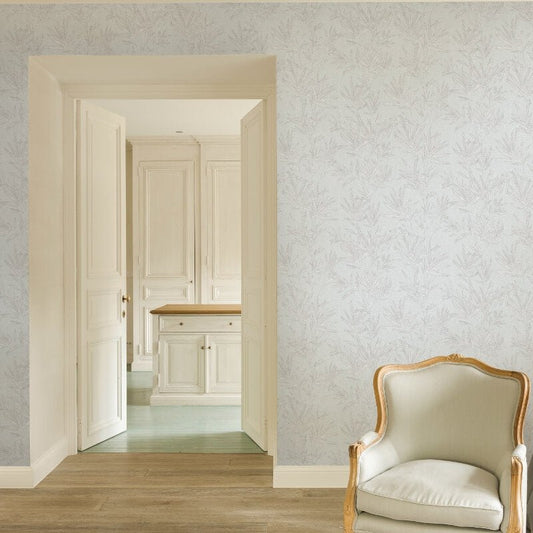 Botanical Leaves Wallpaper - Stone - SK Filson - FI2201Wallpaper199