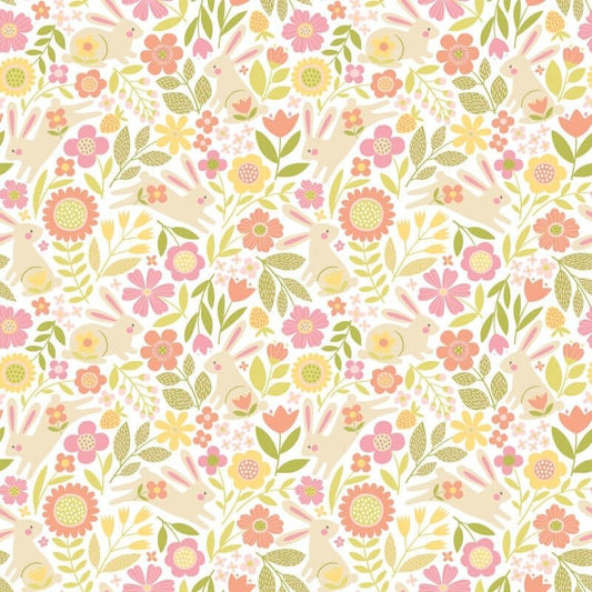Bouncing Binnies Wallpaper - Dolly Mixtures - Hoopla Walls - HWA1314WWallpaper199