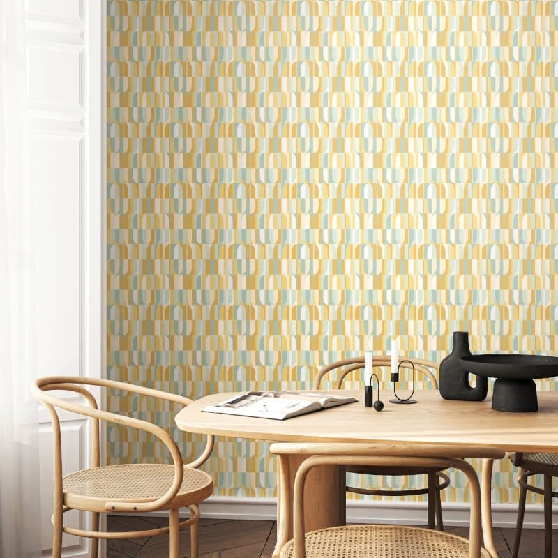 Building BlocksWallpaper - Mellow - Hoopla Walls - HWA1164WWallpaper199