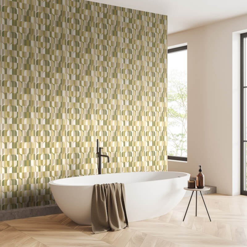 Building BlocksWallpaper - Olive - Hoopla Walls - HWA1165WWallpaper199