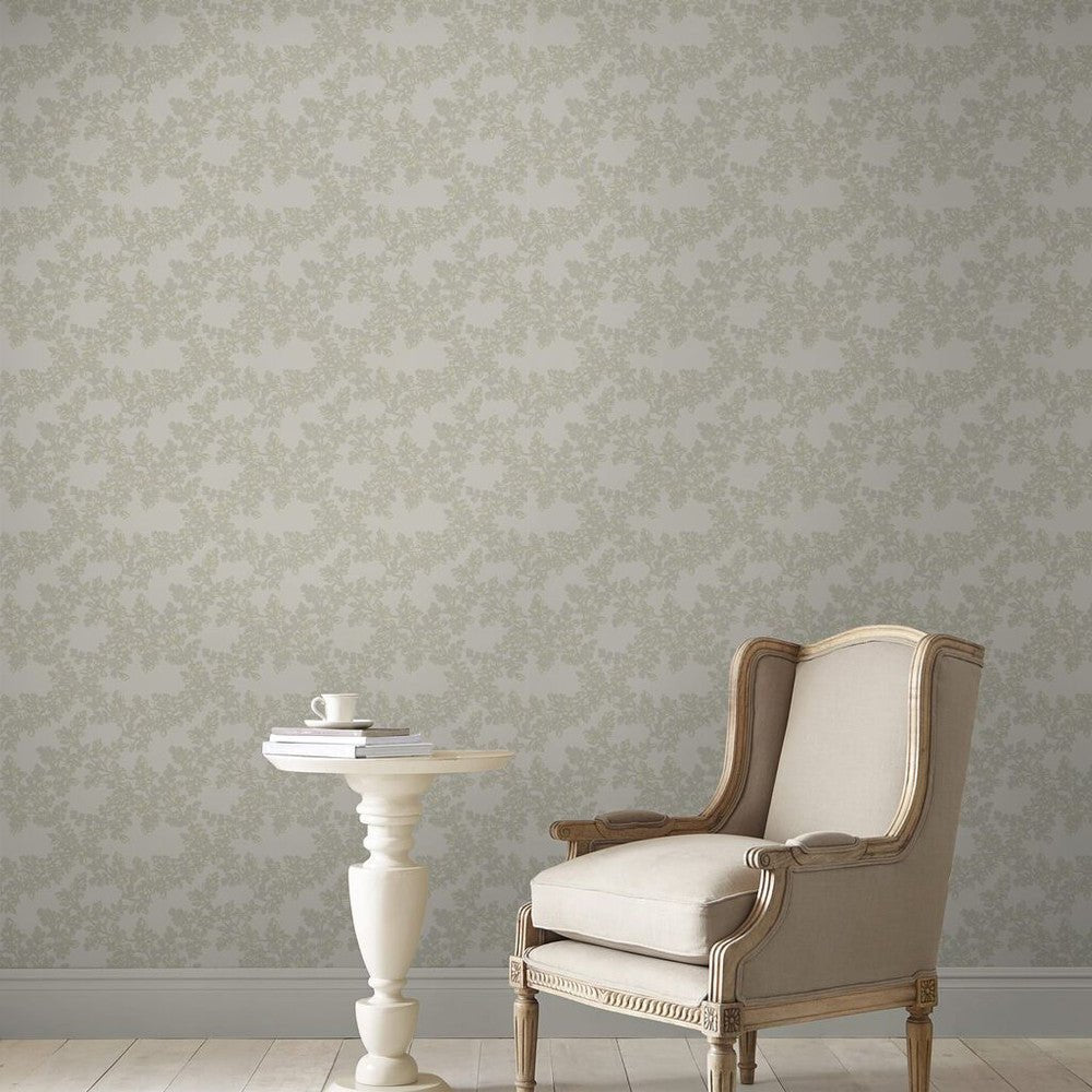 Burnham Wallpaper - Dove Grey - Laura Ashley - 114903Wallpaper199