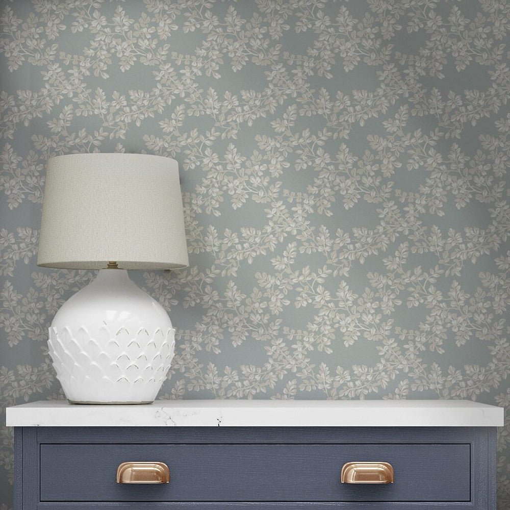 Burnham Wallpaper - Pale Seaspray - Laura Ashley - 114904Wallpaper199