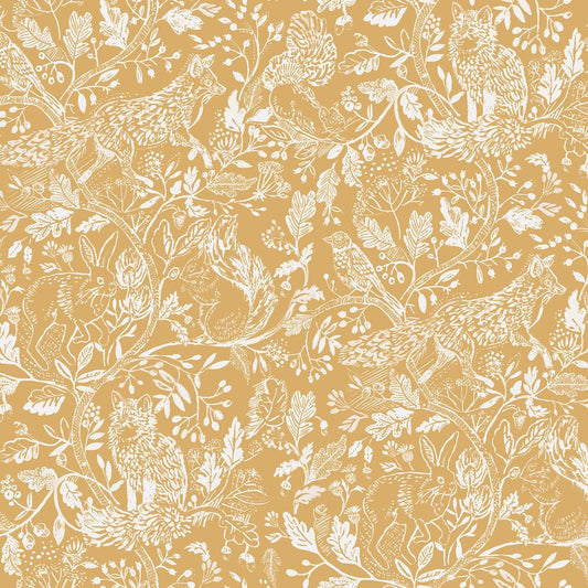 Cademuir Wallpaper - Mustard - Voyage Maison - CADEMUI/WPO/MUSWallpaper199