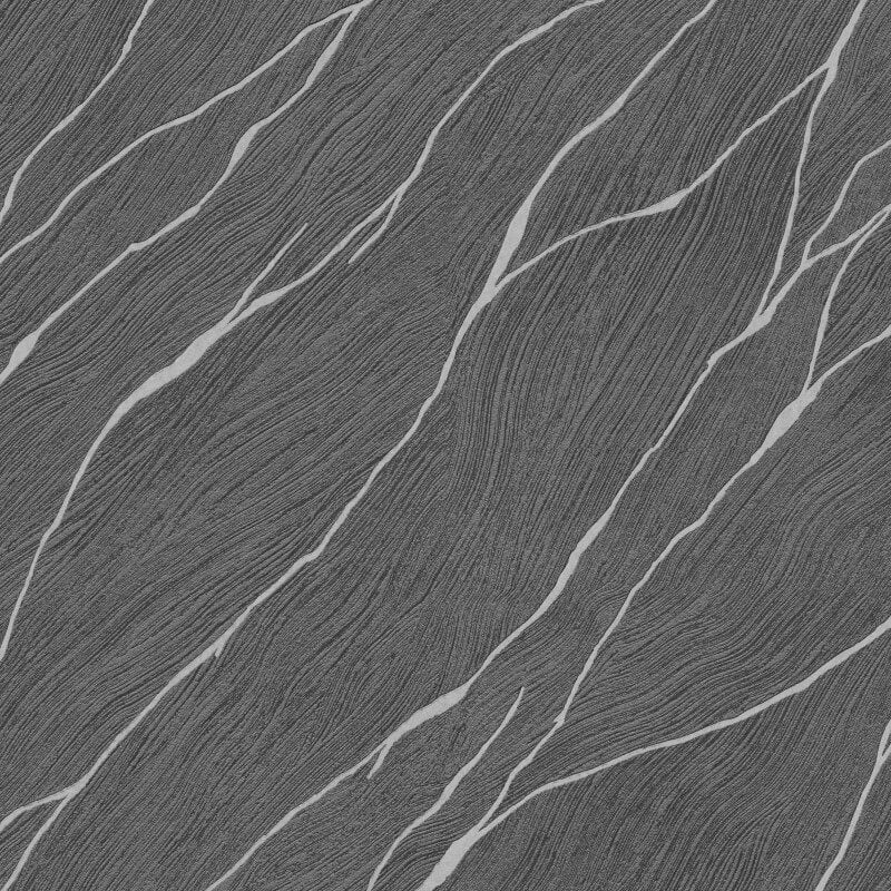 Calore Cracked Lines Metallic Wallpaper - Black/Silver - Erismann - 10440 - 15Wallpaper199