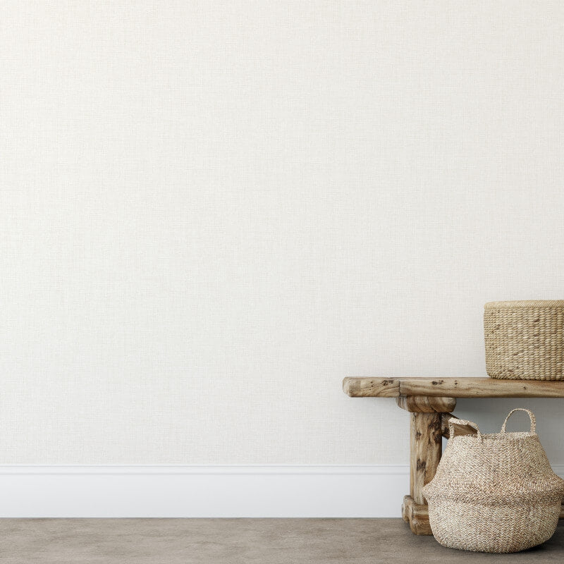 Cambric Texture Wallpaper - Ivory - Muriva - 196307Wallpaper199