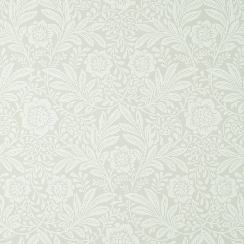 Camille Classical Floral Wallpaper - Grey - Crown - M1743Wallpaper199