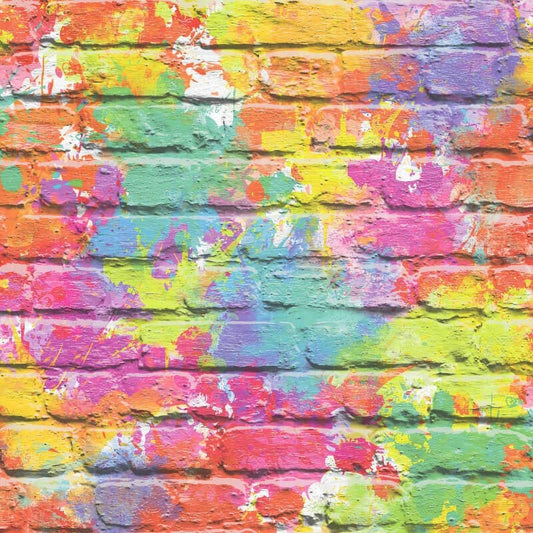 Camouflage Brick Wallpaper - Multi - Muriva - L33505Wallpaper199