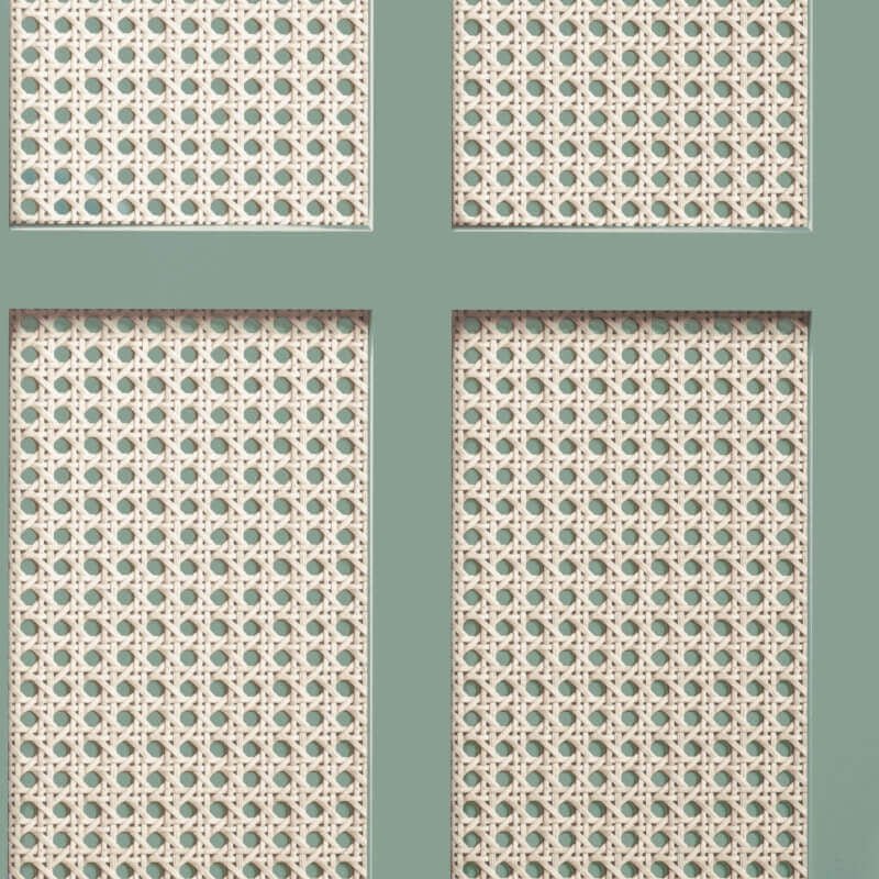 Cane Panel Wallpaper - Sage - Fine Décor - FD42999Wallpaper199
