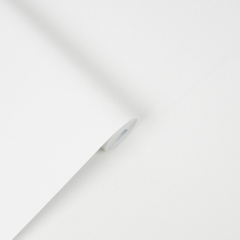 Canvas Paintable Wallpaper - White - Laura Ashley - 113420Wallpaper199