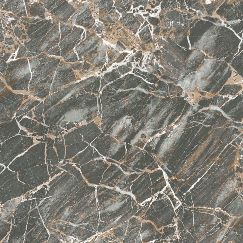 Carbon Onyx Marble Metallic Wallpaper - Charcoal - Crown - M1749Wallpaper199