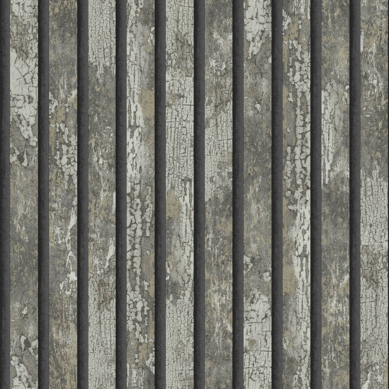 Carbon Oxidize Stripe Metallic Wallpaper - Grey - Crown - M1751Wallpaper199