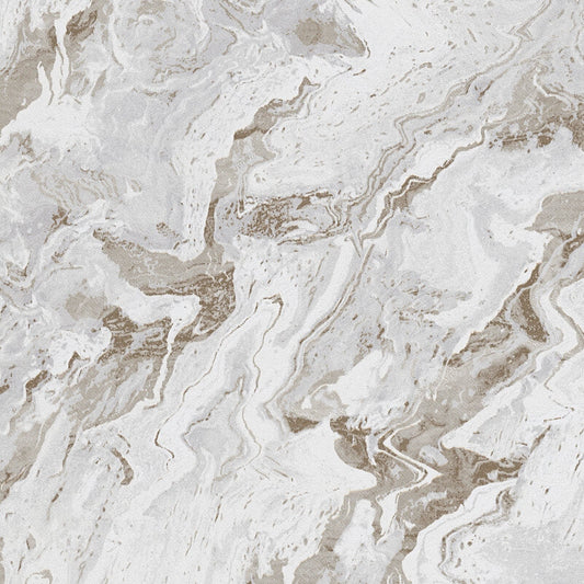 Carrara Marble Metallic Wallpaper - Grey/Gold - Erismann - 10318 - 10Wallpaper199