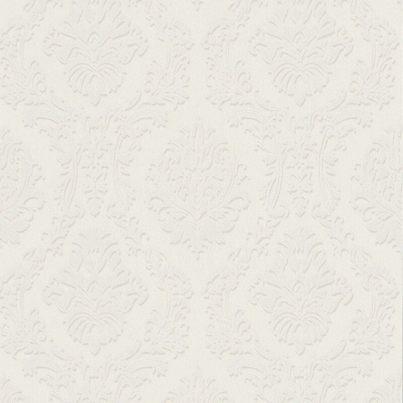 Carre Damask Metallic Wallpaper - Light Cream - Erismann - 10288 - 14Wallpaper199