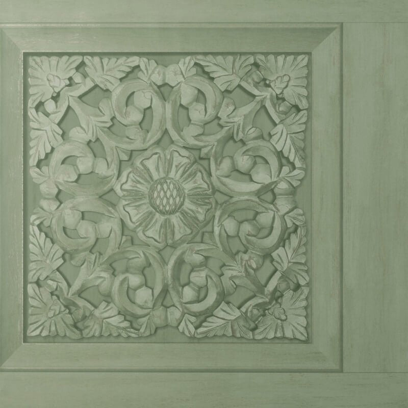 Carved Panel Wallpaper - Sage - Fine Décor - FD43276Wallpaper199