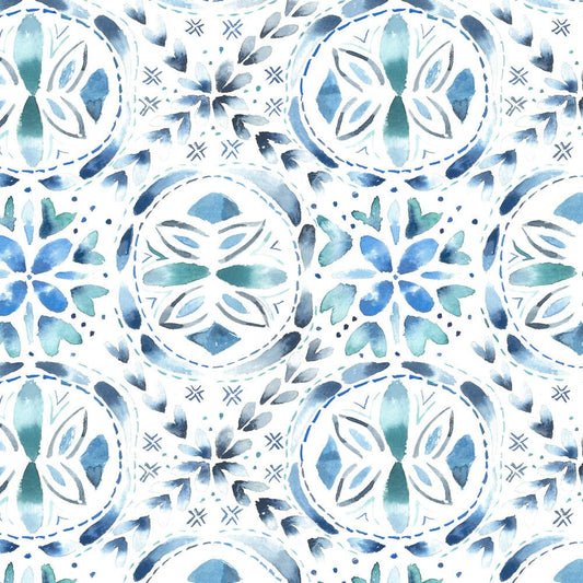 Casia Wallpaper - Denim - Voyage Maison - CASIA/WPO/DENWallpaper199