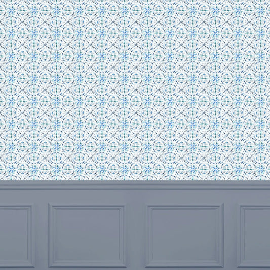 Casia Wallpaper - Denim - Voyage Maison - CASIA/WPO/DENWallpaper199