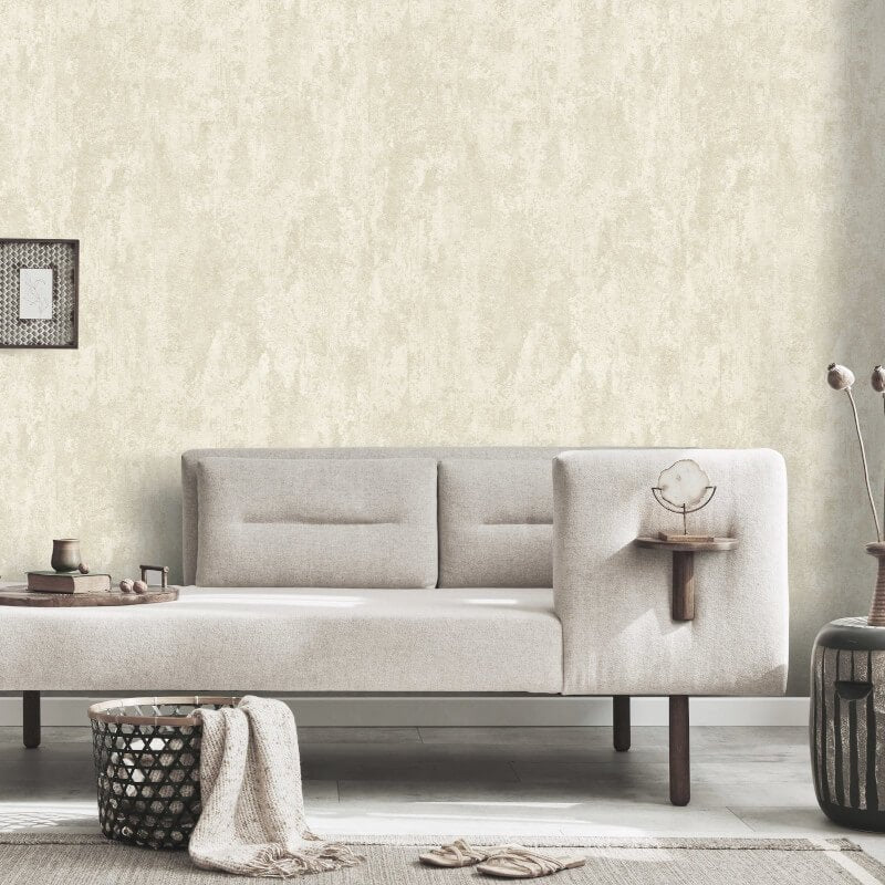 Casual Chic Industrial Texture Metallic Wallpaper - Beige - Erismann - 10273 - 02Wallpaper199
