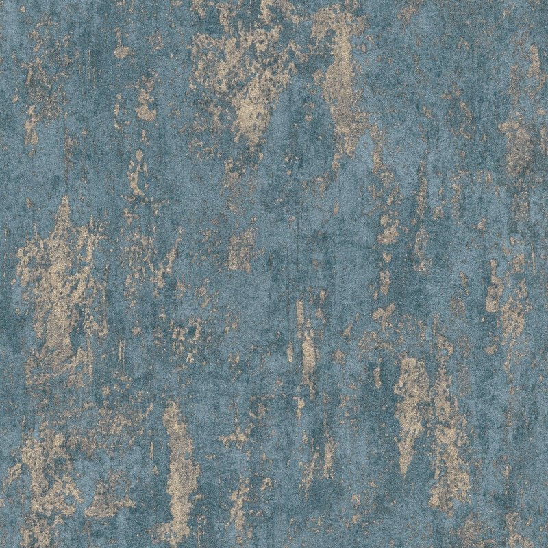 Casual Chic Industrial Texture Metallic Wallpaper - Blue - Erismann - 10273 - 08Wallpaper199