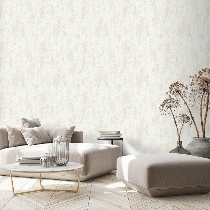 Casual Chic Industrial Texture Metallic Wallpaper - Cream - Erismann - 10273 - 14Wallpaper199