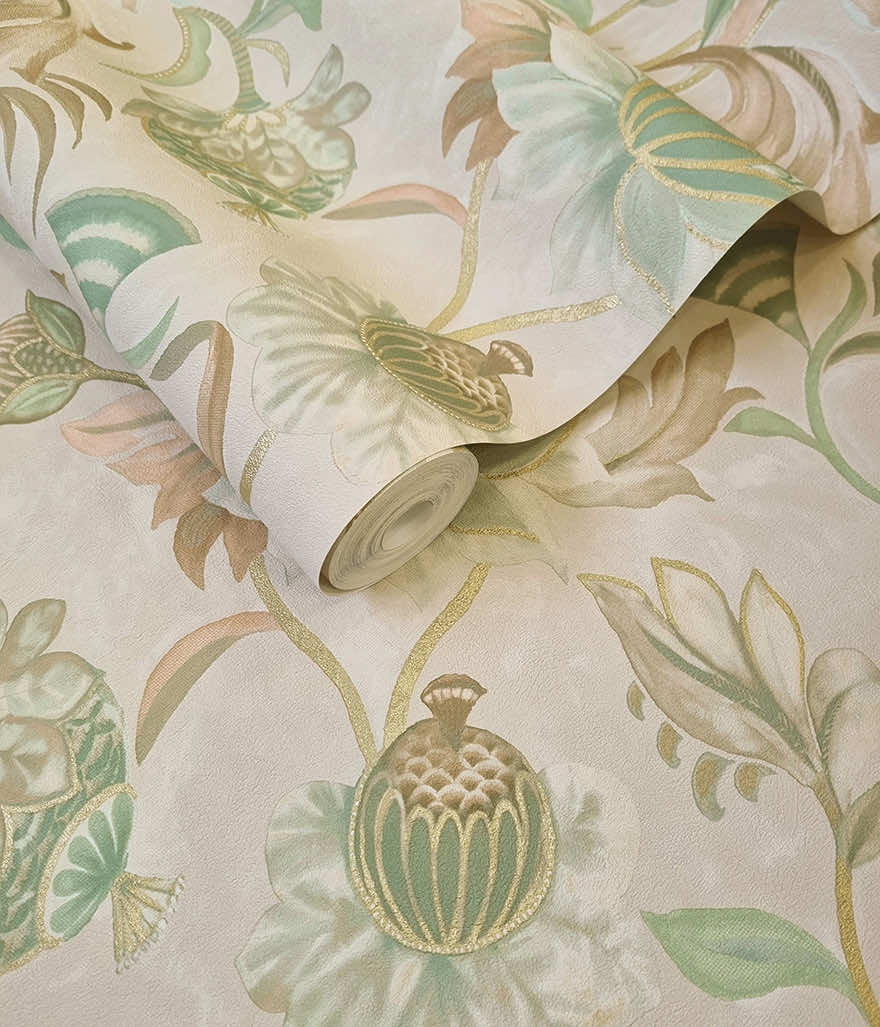 Cecelia Wallpaper - Beige / Green - Holden Décor - 36352Wallpaper199