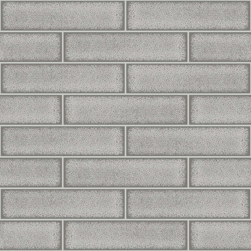 Celadon Gloss Tile Wallpaper - Grey - Holden Décor - 89387Wallpaper199