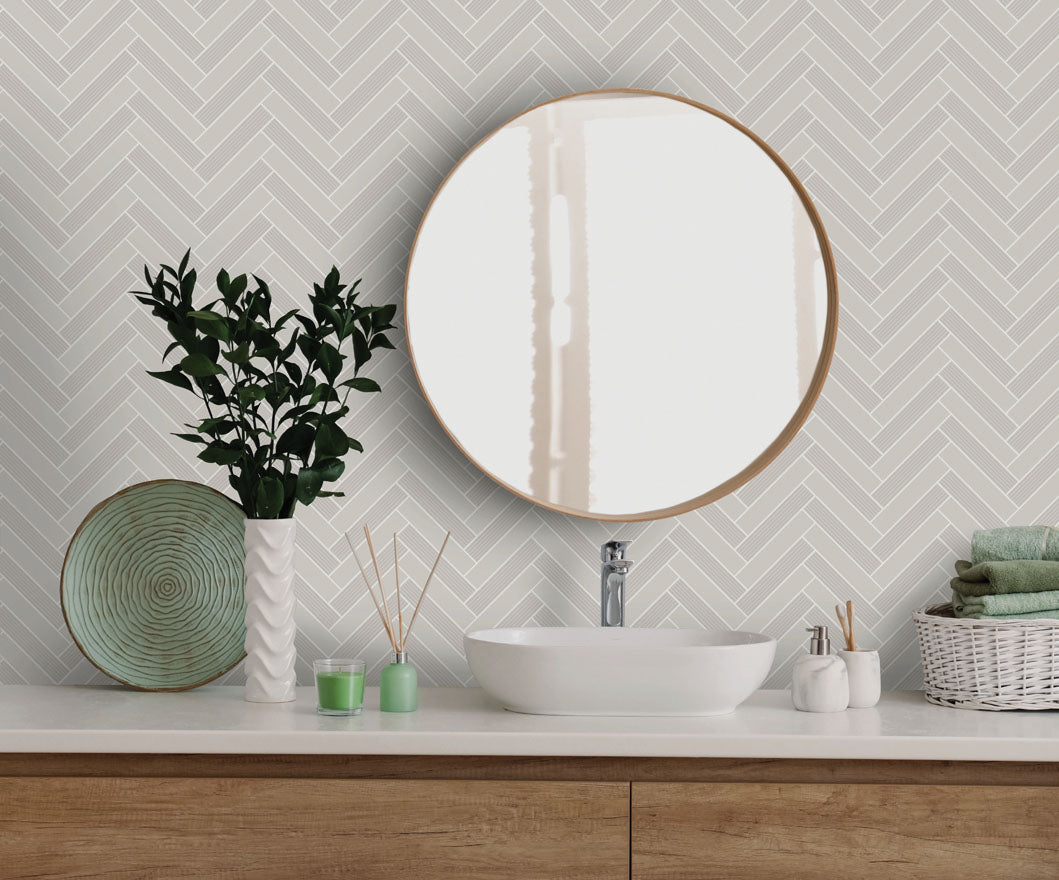 Cerros Tile Wallpaper - Stone - Holden Décor - 89371Wallpaper199