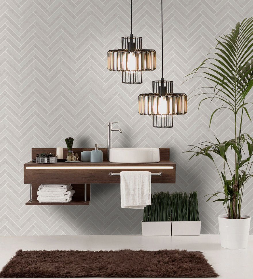 Cerros Tile Wallpaper - Stone - Holden Décor - 89371Wallpaper199
