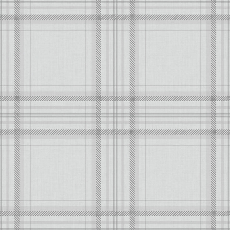 Check Wallpaper - Grey/Charcoal - Holden Décor - 12438Wallpaper199